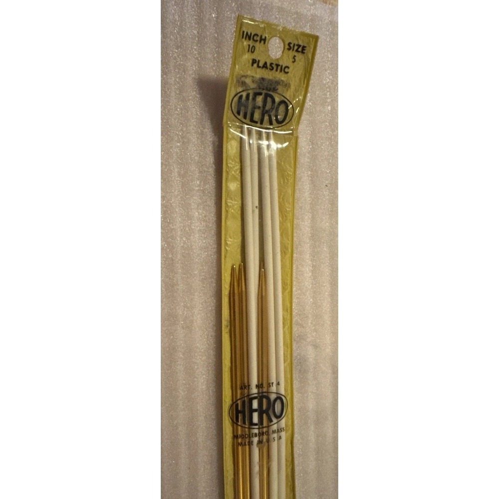 Vtg Scovill Hero Knitting Needles Size 5 10" Mixed Lot USA